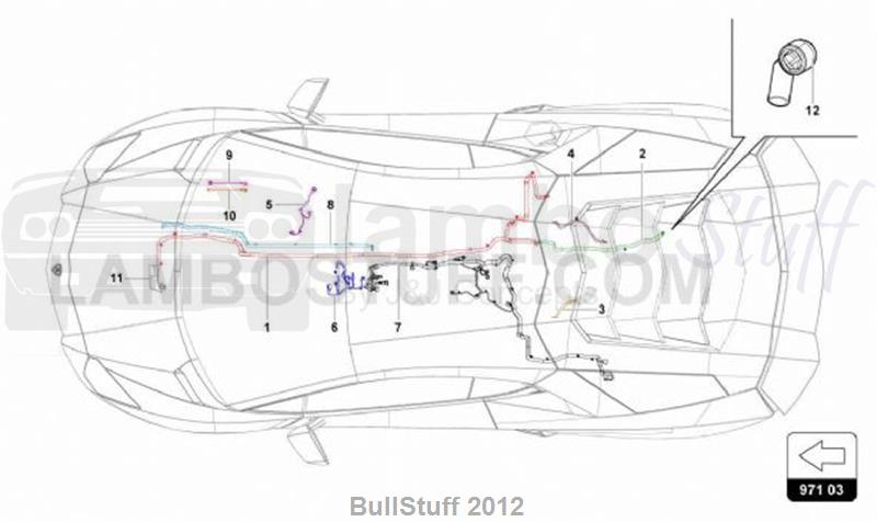 2017 Lamborghini AVENTADOR LP700-4 COUPE CANADA ELECTRICAL SYSTEM (971.03.00)
